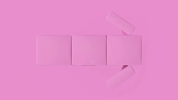 Рожева Лікарня Операційний Стіл Ілюстрація Рендеринга — стокове фото