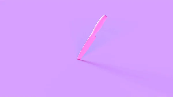 粉红刀 — 图库照片