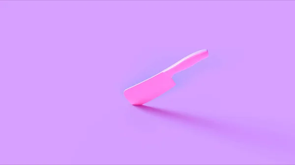 Pink Knife Illustration Rendering — Stock Photo, Image