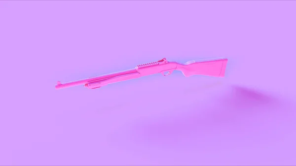 Roze Tactische Shotgun Illustratie Renderen — Stockfoto