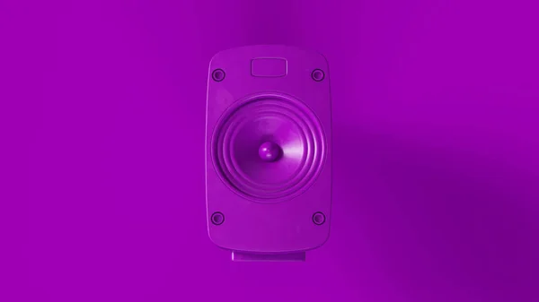 Purple Speaker Unit Illusztráció Renderelés — Stock Fotó
