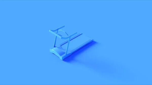 Blue Бігова Доріжка Машина Ілюстрація Рендеринга — стокове фото
