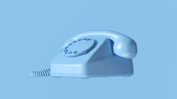 Niebieski Telefon Ilustracja Render — Zdjęcie stockowe