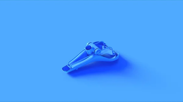 Blue Bicycle Seat Saddle Иллюстрация Рендеринга — стоковое фото