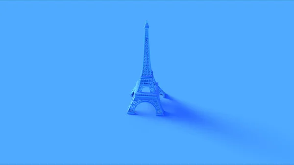 Синяя Эйфелева Башня Иллюстрация Рендеринг — стоковое фото