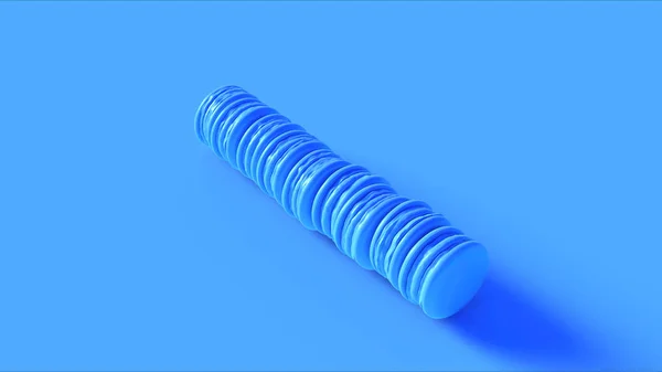 Line Blue Macrons Illustration Render — Stock Photo, Image