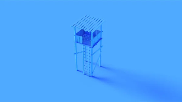 Blue Watch Tower Illustration — Stock Photo, Image