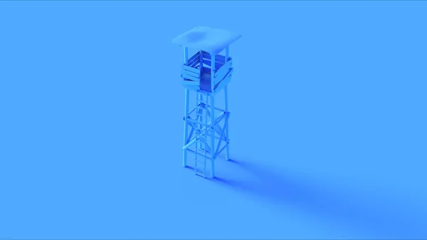 Blue Watch Tower Ilustração — Fotografia de Stock