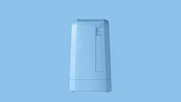 Bleke Blauwe Office Air Conditioner Illustratie Renderen — Stockfoto