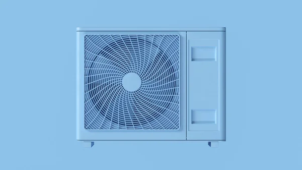 淡蓝色办公室空调 — 图库照片