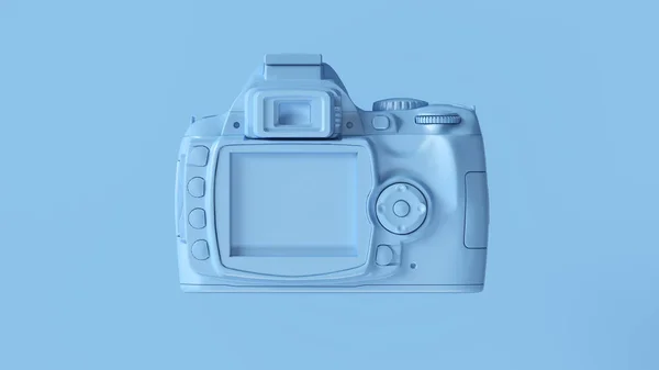 Azul Digital Dlsr Camera Ilustração Render — Fotografia de Stock