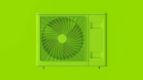 Лайм Зеленый Кондиционер Воздуха Иллюстрация Визуализации — стоковое фото