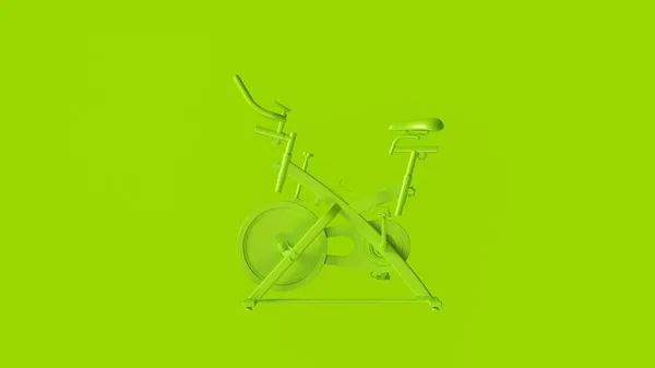 Лайм Грін Вправа Велосипед Рендеринга Ілюстрація — стокове фото