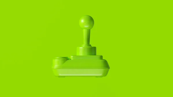 Retro Verde Joystick Inalámbrico Ilustración Render — Foto de Stock