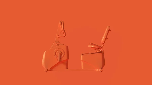 Orange Motionscykel Rendering Illustration — Stockfoto