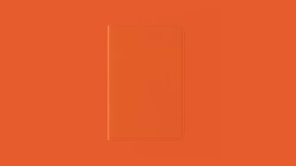 Orange Anteckningsbok Illustration Rendering — Stockfoto