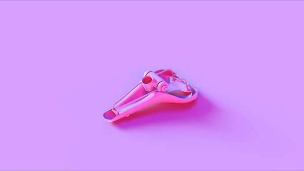 Pink Kerékpár Seat Nyereg Illusztráció Render — Stock Fotó