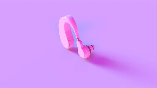 Иллюстрация Pink Hearing Aid — стоковое фото