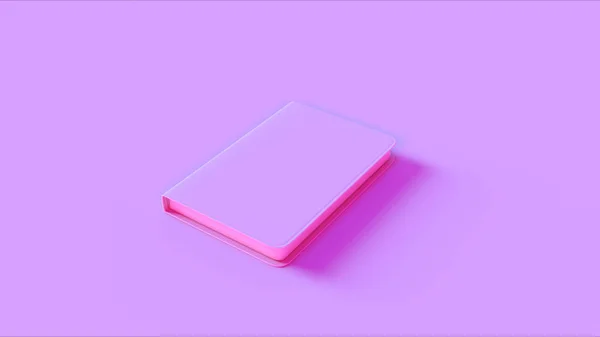 Pembe Notebook Illüstrasyon Render — Stok fotoğraf