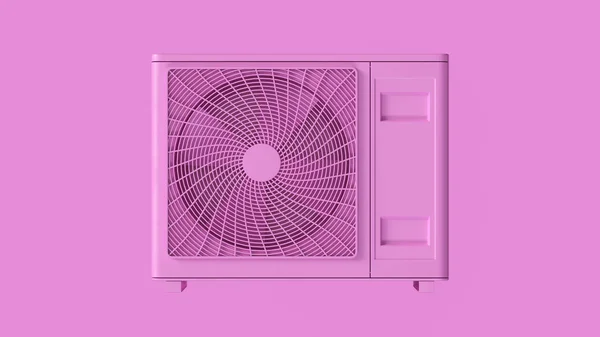 Pink Office Air Conditioner Иллюстрация Рендер — стоковое фото