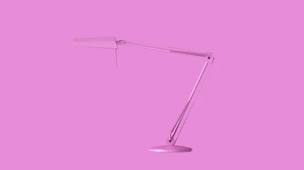 Pink Desk Lamp Illustration Rendering — Stock Photo, Image