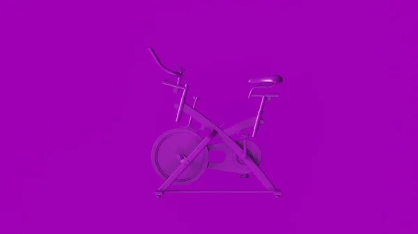 Фіолетовий Вправа Велосипед Рендеринга Ілюстрації — стокове фото