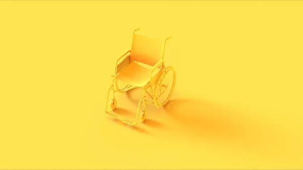 Sarı Hastane Tekerlekli Sandalye Görüntü — Stok fotoğraf