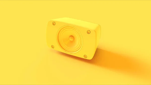 Žlutý Reproduktor Ilustrace — Stock fotografie
