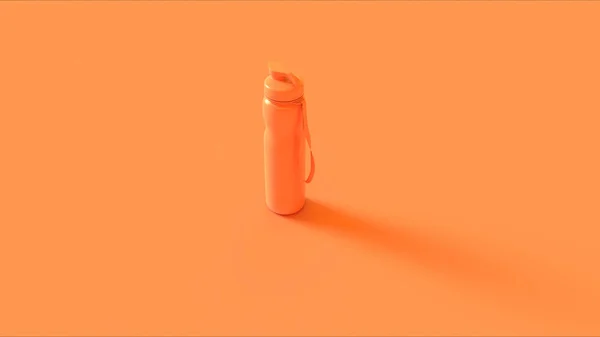 Botella Agua Naranja Ilustración Renderizado — Foto de Stock