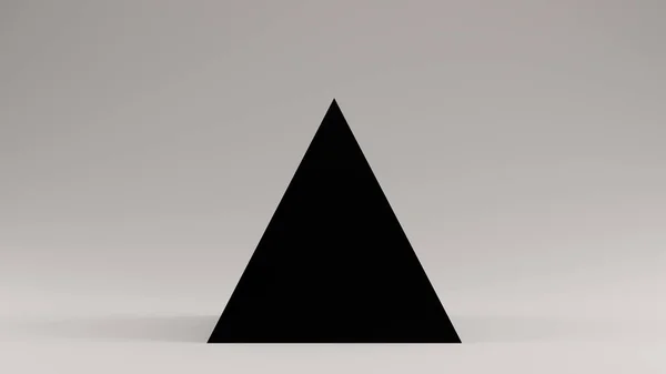 Pyramide Noire Illustration Rendu — Photo