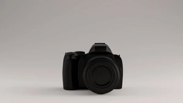 Preto Digital Dlsr Camera Ilustração Render — Fotografia de Stock