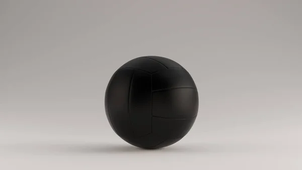 ブラックバレーボール3Dイラスト3Dレンダー — ストック写真