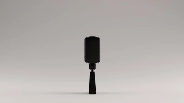 Černý Vinobraní Mikrofon Ilustrace Vykreslení — Stock fotografie