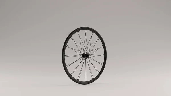 Black Bicycle Wheel Illustration Render — Stock Photo, Image