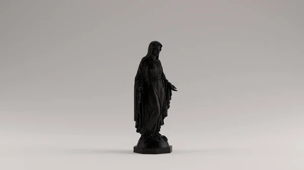Чорна Діва Мері Мати Ісуса Статуя Ілюстрація Візуалізації — стокове фото