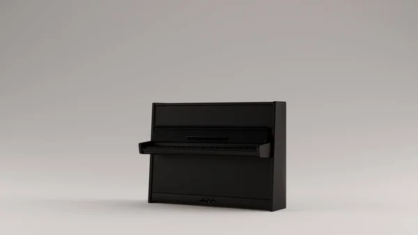 Siyah Klasik Dik Piyano Illüstrasyon Render — Stok fotoğraf