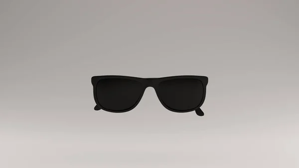 Zwarte Vintage Zonnebril Illustratie Rendering — Stockfoto