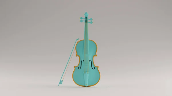 Golfo Azul Turquesa Laranja Violino Quarter Ilustração — Fotografia de Stock