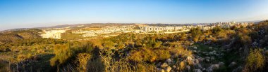 Panorama Beit Prestatyn İsrail şehir bina inşaat, nüfus artışı.