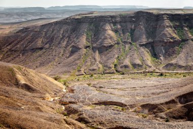 Dağ Vadi Manzaralı, İsrail doğa çöl.