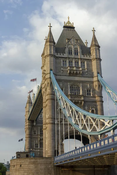 Ponte Torre Londres Uma Tarde Verão — Fotografia de Stock