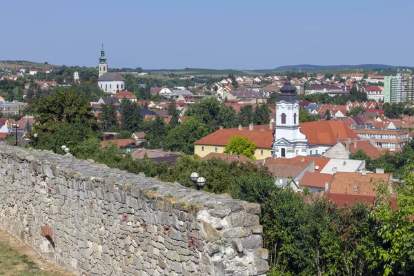 Veduta Eger Dal Castello Ungheria Pomeriggio Estate — Foto Stock