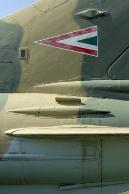 Mig-21 uçak Zanka, Macaristan Macar Insignia ile kanat.