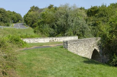 Barok taş köprü Dorgicse, Macaristan.