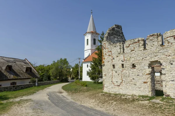 Ruina Iglesia Medieval Dorgicse Hungría — Foto de Stock