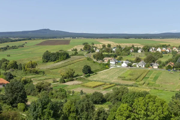 Місто Nagyvazsony Вид Замку Kinizsi — стокове фото