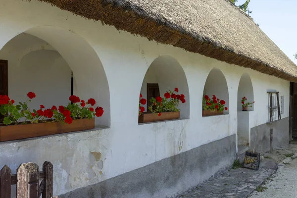 Casa Tradicional Húngara Nagyvazsony Hungría —  Fotos de Stock