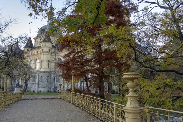 Castelo Vajdahunyad Budapeste Hungria — Fotografia de Stock