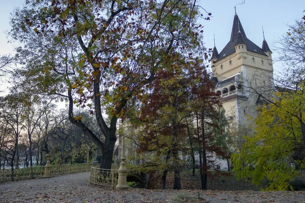 Zamek Vajdahunyad Budapeszcie Węgry — Zdjęcie stockowe