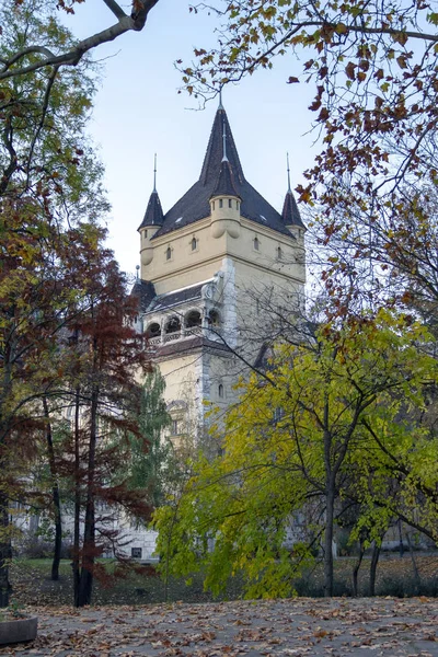 Zamek Vajdahunyad Budapeszcie Węgry — Zdjęcie stockowe
